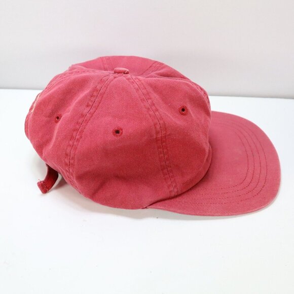Lot VINTAGE Polo Ralph Lauren Hat Cap Strap Back Red Pony White Script Blue Logo - Picture 4 of 10
